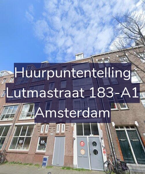 Foto gevel Huurpuntentelling voor Lutmastraat 183-A1, Amsterdam