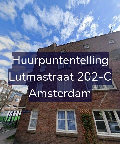 Foto gevel Huurpuntentelling voor Lutmastraat 202-C, Amsterdam