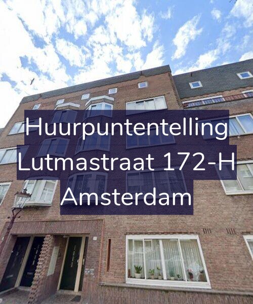 Foto gevel Huurpuntentelling voor Lutmastraat 172-H, Amsterdam