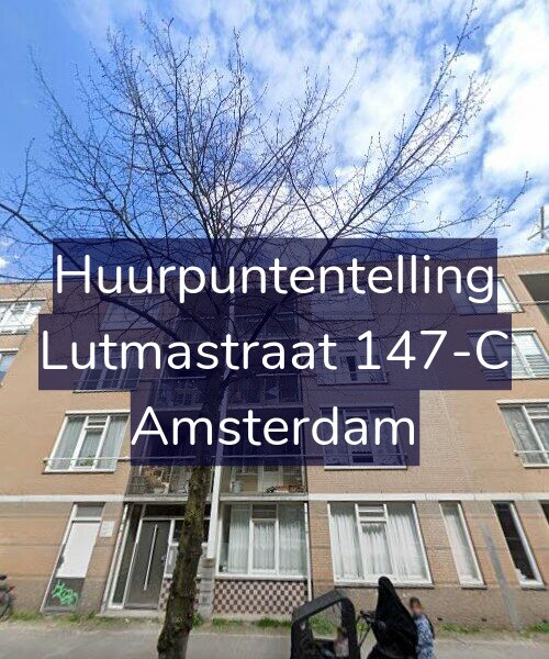 Foto gevel Huurpuntentelling voor Lutmastraat 147-C, Amsterdam