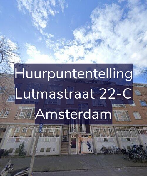 Foto gevel Huurpuntentelling voor Lutmastraat 22-C, Amsterdam