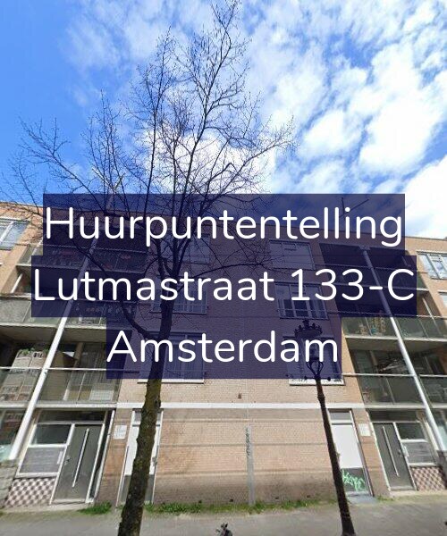 Foto gevel Huurpuntentelling voor Lutmastraat 133-C, Amsterdam
