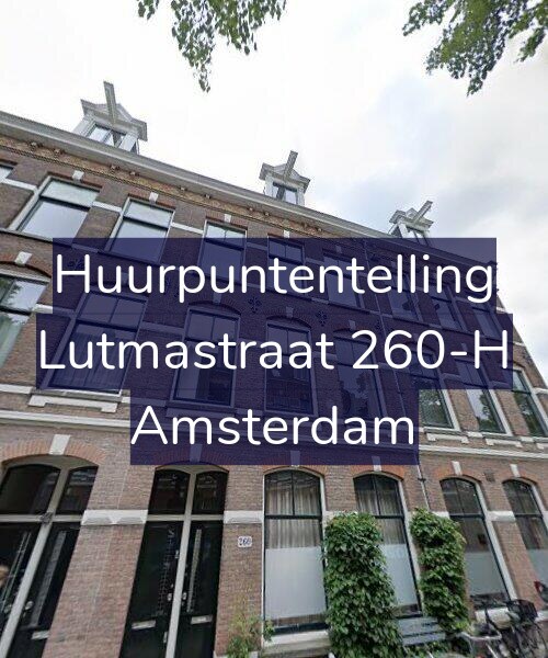 Foto gevel Huurpuntentelling voor Lutmastraat 260-H, Amsterdam