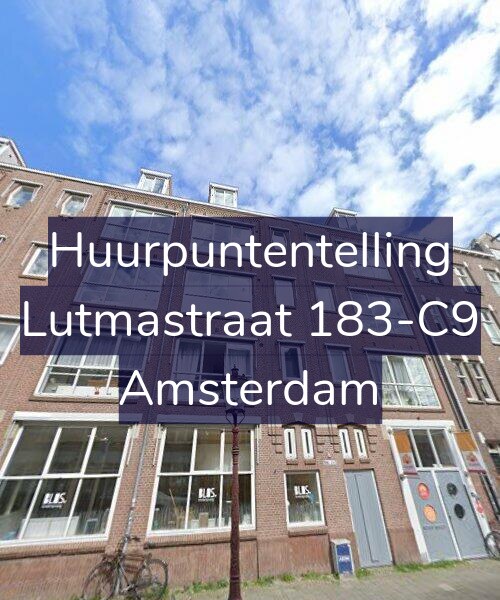 Foto gevel Huurpuntentelling voor Lutmastraat 183-C9, Amsterdam