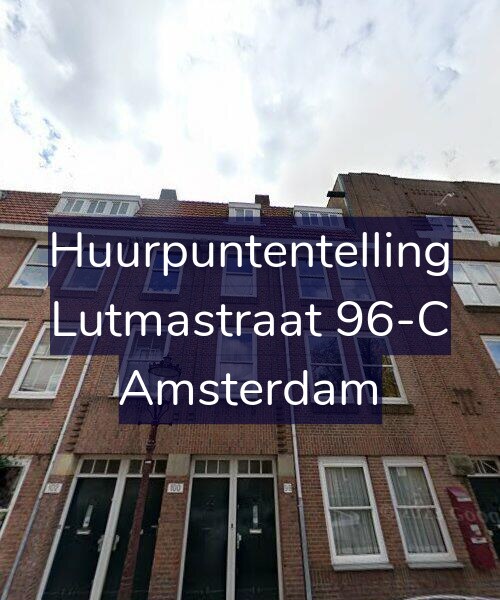 Foto gevel Huurpuntentelling voor Lutmastraat 96-C, Amsterdam