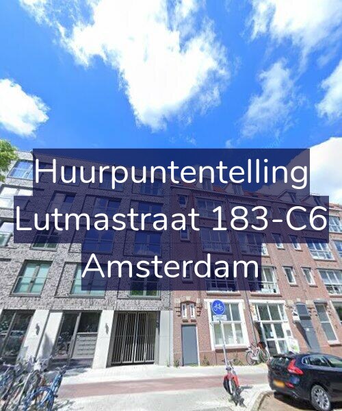 Foto gevel Huurpuntentelling voor Lutmastraat 183-C6, Amsterdam