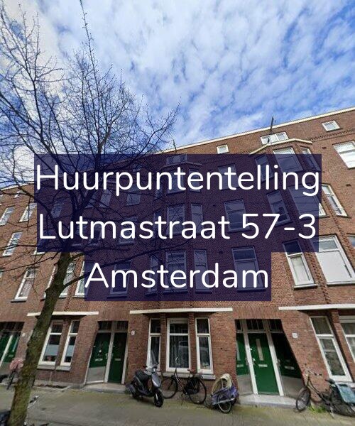 Foto gevel Huurpuntentelling voor Lutmastraat 57-3, Amsterdam