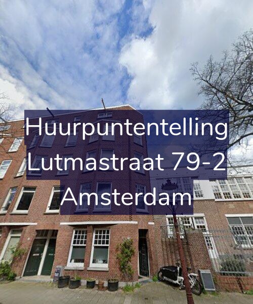 Foto gevel Huurpuntentelling voor Lutmastraat 79-2, Amsterdam