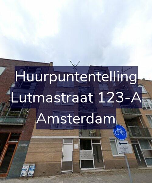 Foto gevel Huurpuntentelling voor Lutmastraat 123-A, Amsterdam