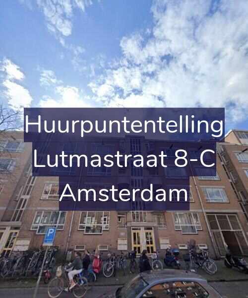 Foto gevel Huurpuntentelling voor Lutmastraat 8-C, Amsterdam
