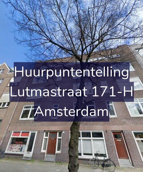 Foto gevel Huurpuntentelling voor Lutmastraat 171-H, Amsterdam