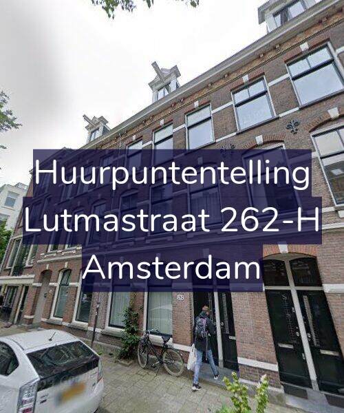 Foto gevel Huurpuntentelling voor Lutmastraat 262-H, Amsterdam