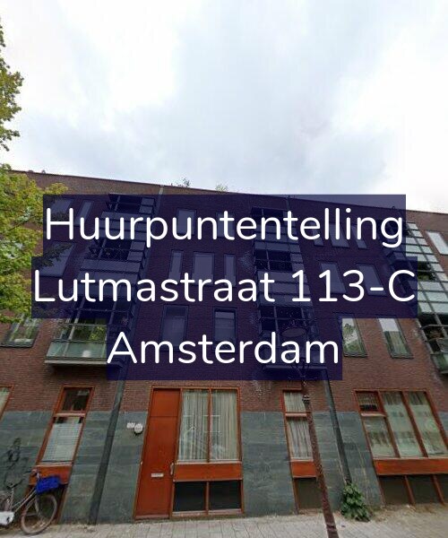 Foto gevel Huurpuntentelling voor Lutmastraat 113-C, Amsterdam