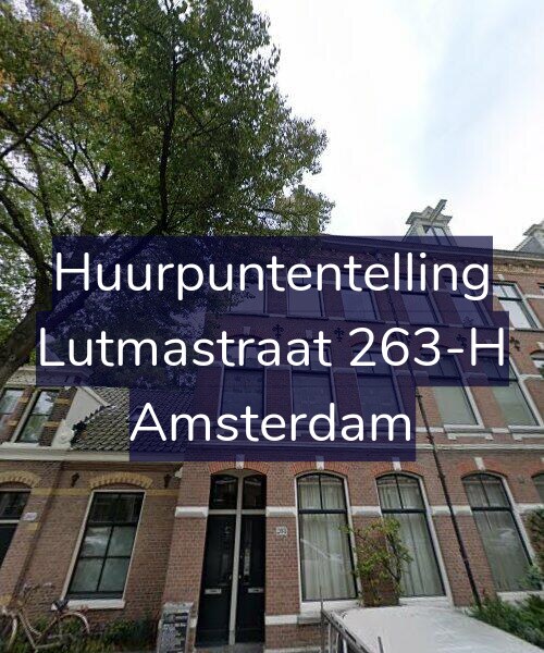 Foto gevel Huurpuntentelling voor Lutmastraat 263-H, Amsterdam