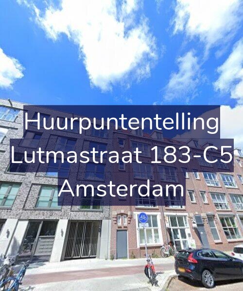 Foto gevel Huurpuntentelling voor Lutmastraat 183-C5, Amsterdam