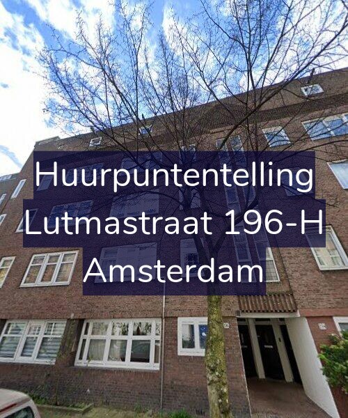 Foto gevel Huurpuntentelling voor Lutmastraat 196-H, Amsterdam
