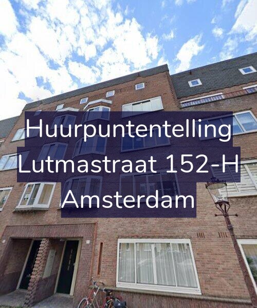 Foto gevel Huurpuntentelling voor Lutmastraat 152-H, Amsterdam