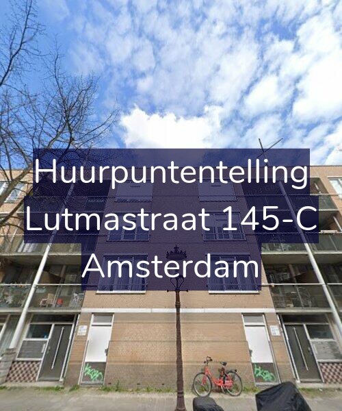 Foto gevel Huurpuntentelling voor Lutmastraat 145-C, Amsterdam