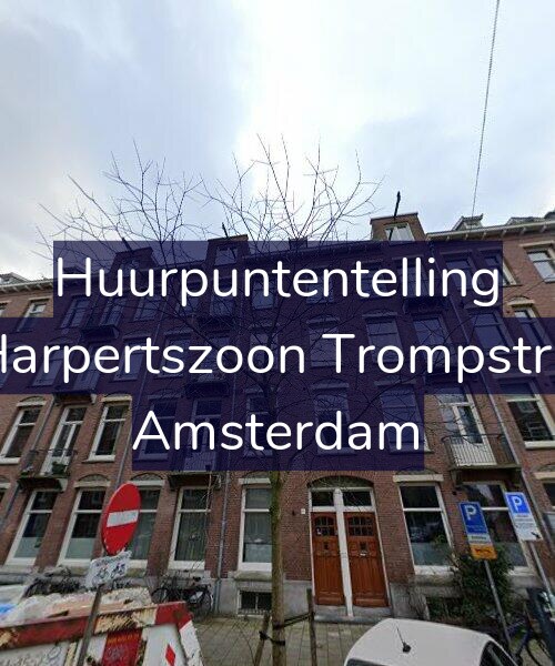 Foto gevel Huurpuntentelling voor Maarten Harpertszoon Trompstraat 11-2B, Amsterdam