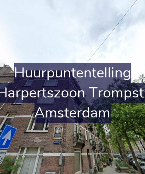 Foto gevel Huurpuntentelling voor Maarten Harpertszoon Trompstraat 26-3, Amsterdam