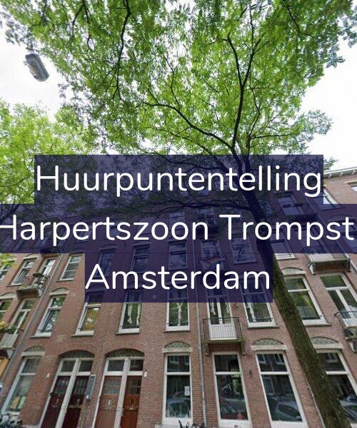 Foto gevel Huurpuntentelling voor Maarten Harpertszoon Trompstraat 17-3, Amsterdam