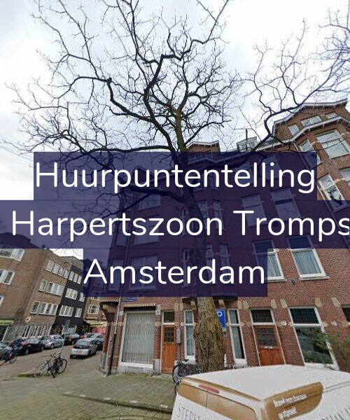 Foto gevel Huurpuntentelling voor Maarten Harpertszoon Trompstraat 39, Amsterdam