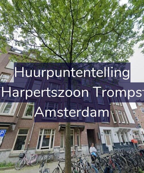 Foto gevel Huurpuntentelling voor Maarten Harpertszoon Trompstraat 1-1, Amsterdam