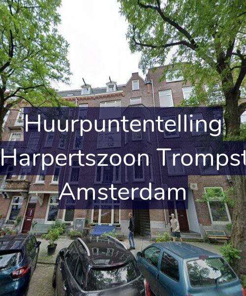 Foto gevel Huurpuntentelling voor Maarten Harpertszoon Trompstraat 6-H, Amsterdam