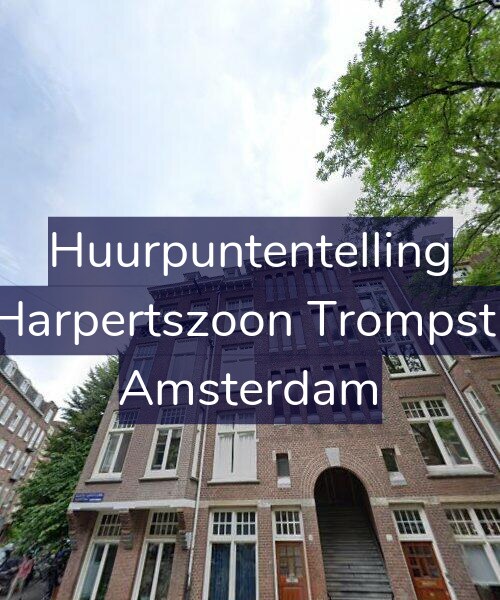 Foto gevel Huurpuntentelling voor Maarten Harpertszoon Trompstraat 14-3, Amsterdam