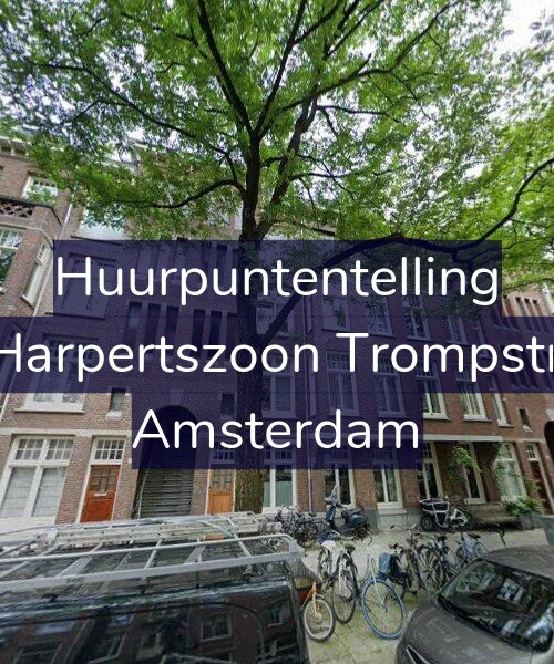 Foto gevel Huurpuntentelling voor Maarten Harpertszoon Trompstraat 20-H, Amsterdam