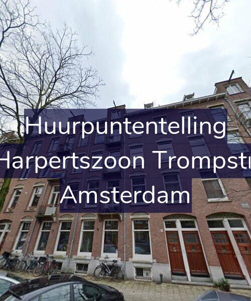 Foto gevel Huurpuntentelling voor Maarten Harpertszoon Trompstraat 15-H, Amsterdam