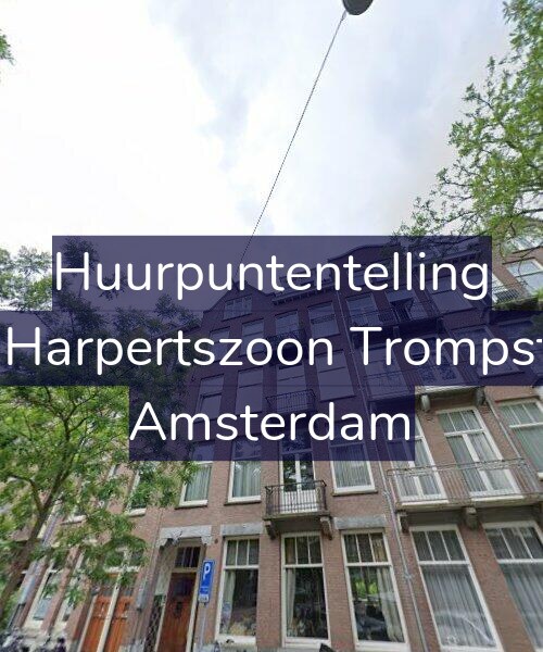 Foto gevel Huurpuntentelling voor Maarten Harpertszoon Trompstraat 7-3, Amsterdam