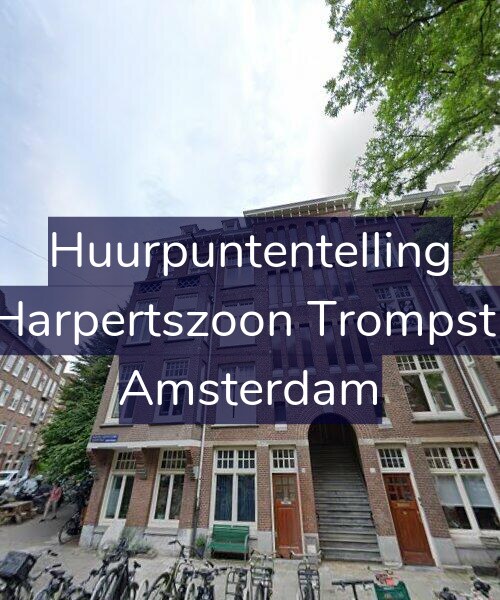 Foto gevel Huurpuntentelling voor Maarten Harpertszoon Trompstraat 14-1, Amsterdam