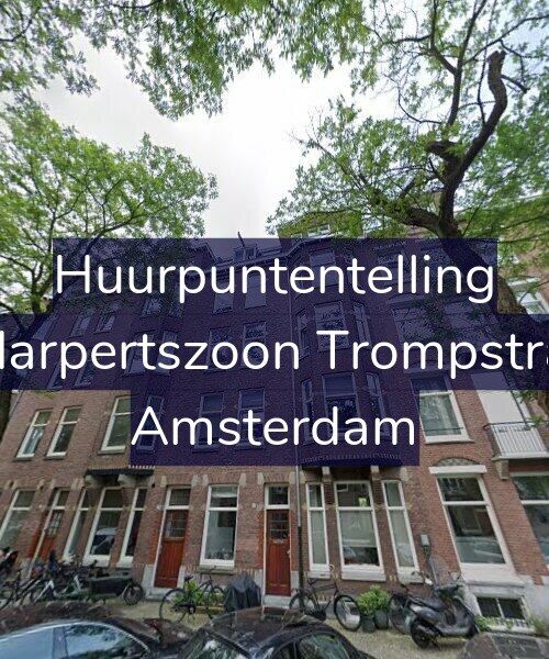 Foto gevel Huurpuntentelling voor Maarten Harpertszoon Trompstraat 29-H1, Amsterdam