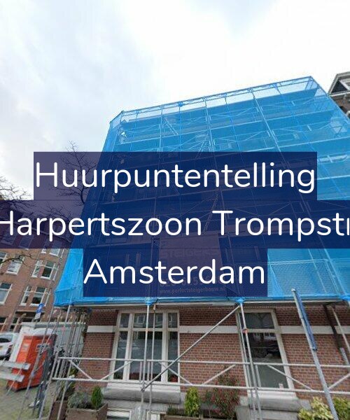 Foto gevel Huurpuntentelling voor Maarten Harpertszoon Trompstraat 36-H, Amsterdam