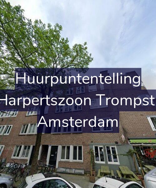 Foto gevel Huurpuntentelling voor Maarten Harpertszoon Trompstraat 41-1, Amsterdam
