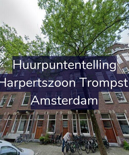 Foto gevel Huurpuntentelling voor Maarten Harpertszoon Trompstraat 31-1, Amsterdam