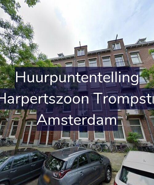 Foto gevel Huurpuntentelling voor Maarten Harpertszoon Trompstraat 13-H, Amsterdam