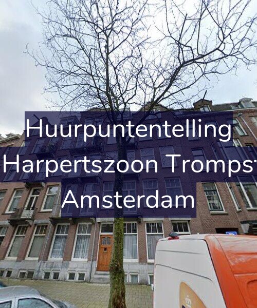 Foto gevel Huurpuntentelling voor Maarten Harpertszoon Trompstraat 5-1, Amsterdam