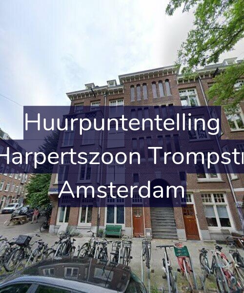 Foto gevel Huurpuntentelling voor Maarten Harpertszoon Trompstraat 14-H, Amsterdam