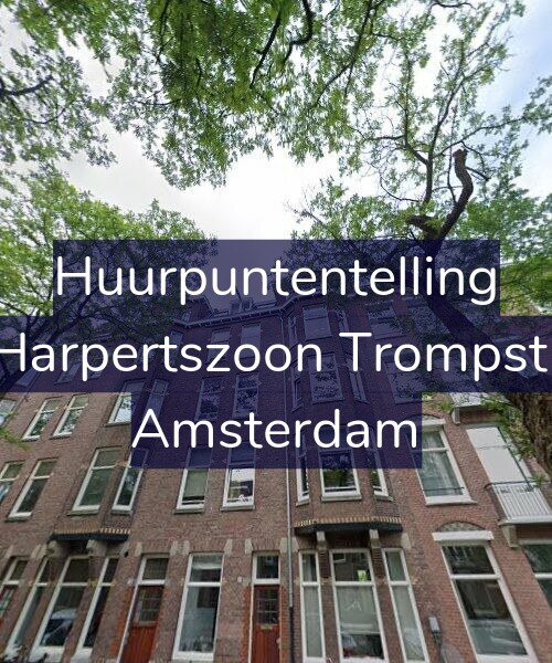 Foto gevel Huurpuntentelling voor Maarten Harpertszoon Trompstraat 29-3, Amsterdam