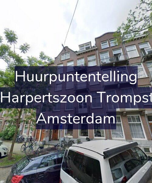 Foto gevel Huurpuntentelling voor Maarten Harpertszoon Trompstraat 7-H, Amsterdam