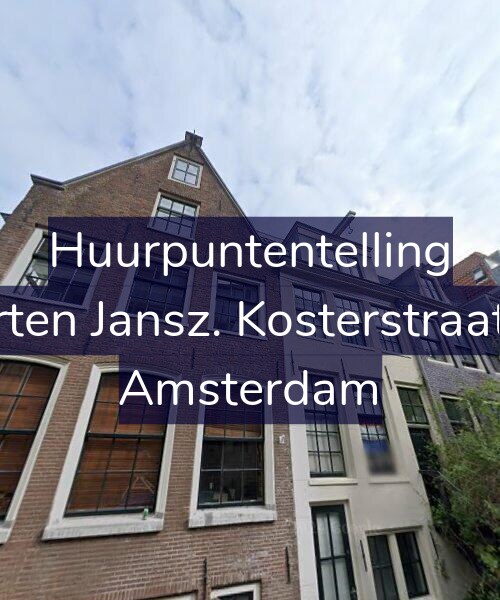 Foto gevel Huurpuntentelling voor Maarten Jansz. Kosterstraat 5-B, Amsterdam