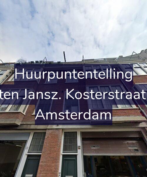 Foto gevel Huurpuntentelling voor Maarten Jansz. Kosterstraat 24-2, Amsterdam