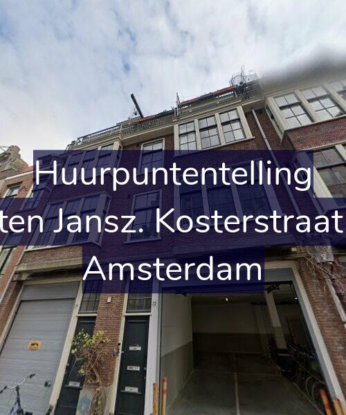 Foto gevel Huurpuntentelling voor Maarten Jansz. Kosterstraat 22-1, Amsterdam
