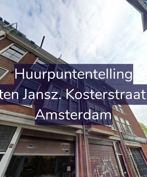 Foto gevel Huurpuntentelling voor Maarten Jansz. Kosterstraat 25-3, Amsterdam