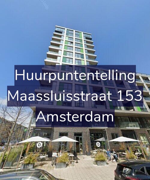 Foto gevel Huurpuntentelling voor Maassluisstraat 153, Amsterdam