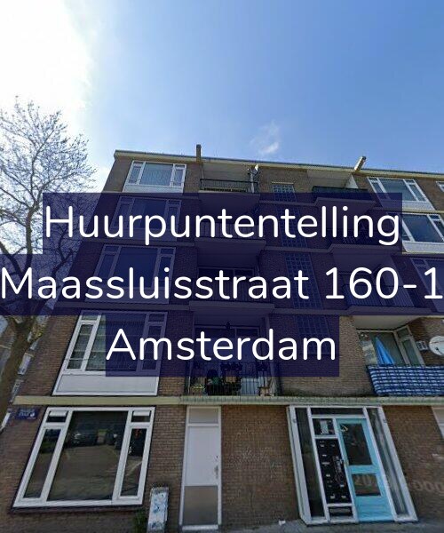 Foto gevel Huurpuntentelling voor Maassluisstraat 160-1, Amsterdam