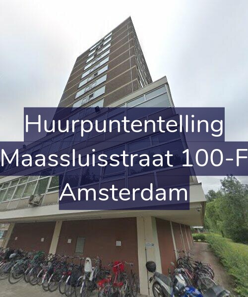 Foto gevel Huurpuntentelling voor Maassluisstraat 100-F, Amsterdam