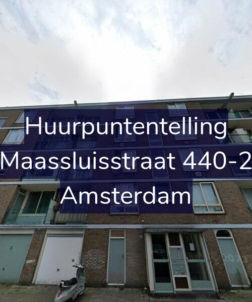 Foto gevel Huurpuntentelling voor Maassluisstraat 440-2, Amsterdam